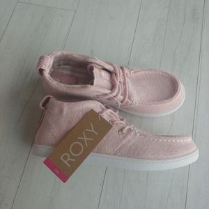 ROXY NEW Minnow Wally Mid-Top Slip on Shoes Heather Pink